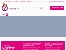 Tablet Screenshot of concinnatis.com